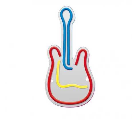 Neon Ścienny LED USB Kształt Gitara
