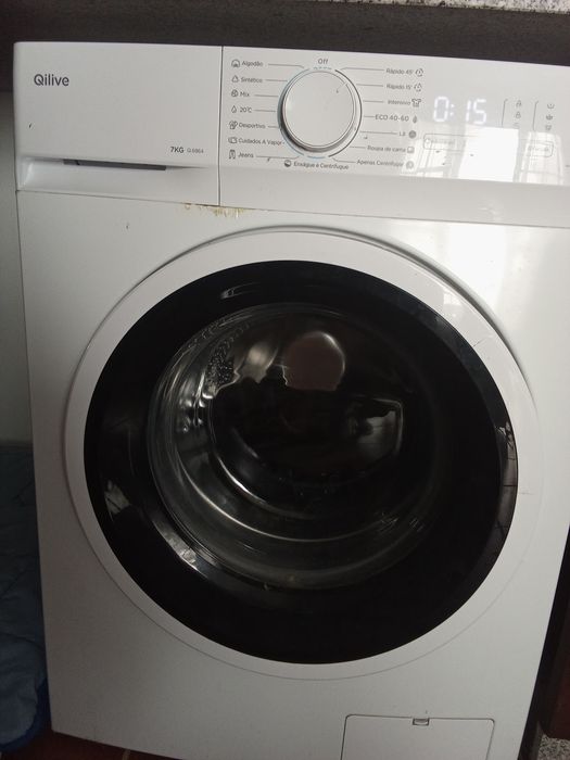 Máquina de lavar roupa, TV Smart 32polegadas.