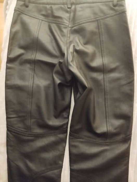 Штани шкіра натуральна чорні