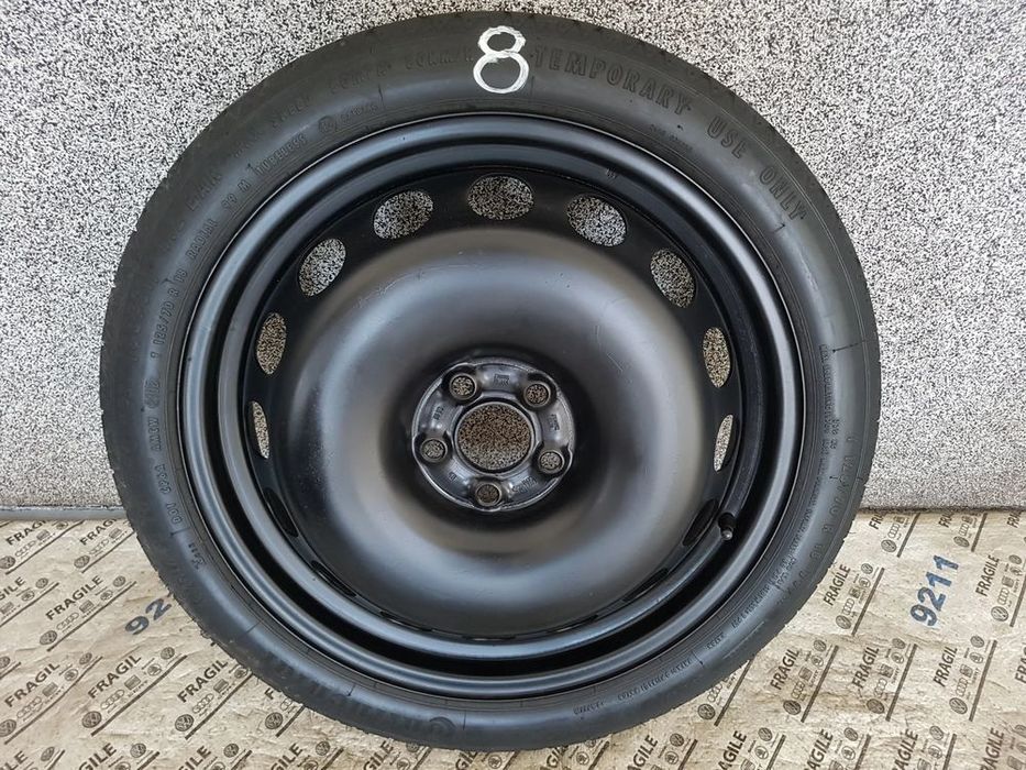 koło dojazdowe vw taigo t-cros skoda kamiq seat audi tt 5x112  125/70r