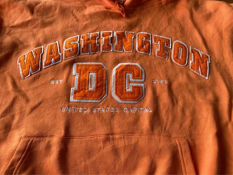 Hoodie laranja Washington DC (XL)
