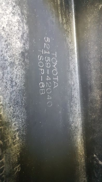 Para choques trás toyota rav4 lll dcat sem roda suplente na mala .