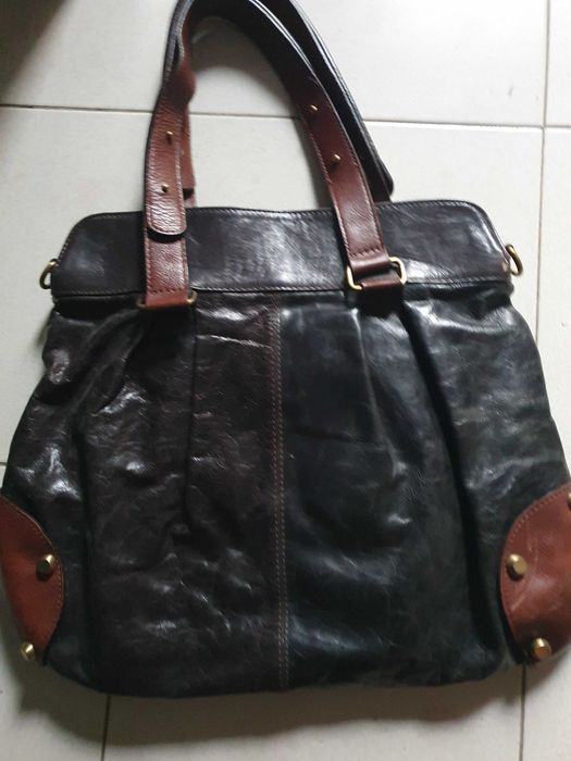 Mala de senhora Dolce Gabbana em pele genuina vintage