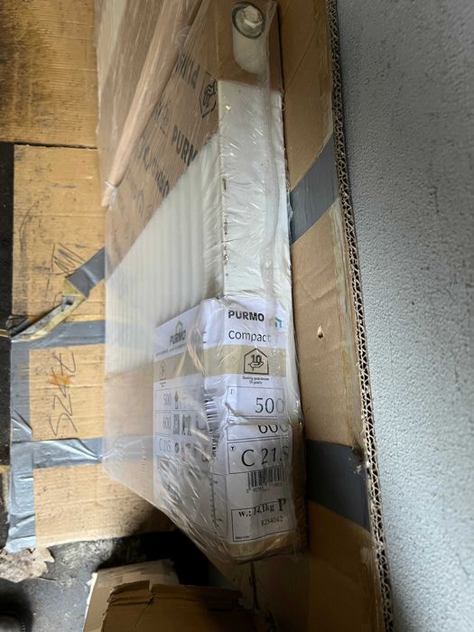 NOWY grzejnik PURMO Compact 500x600 w folii z uchwytami