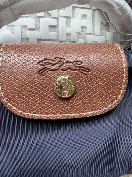 Bolsa longchamp mini azul marinho