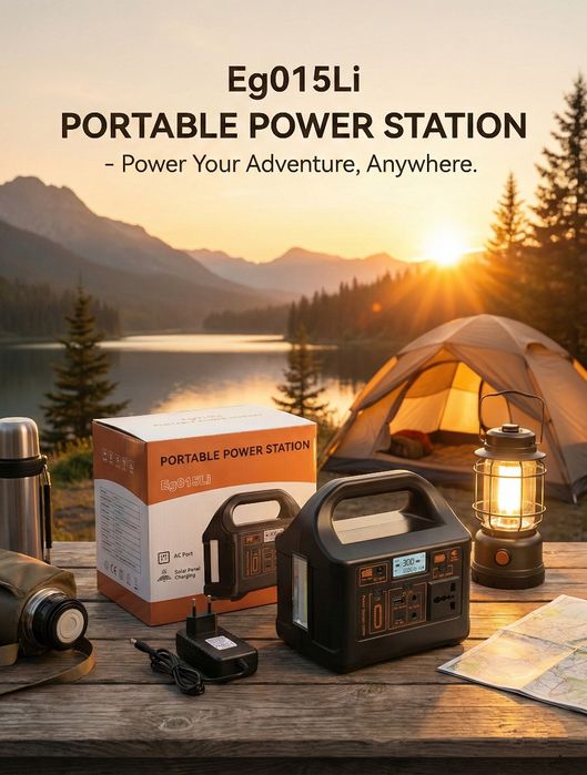 Компактна зарядна станція LiFePO4 (200Вт / 154Wh) Power Station) – Сві