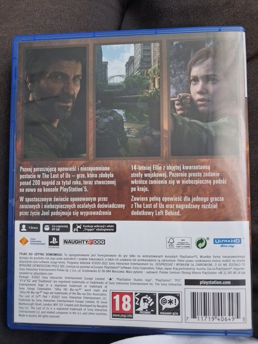 Gra The Last Of Us Part 1 Ps5 płyta
