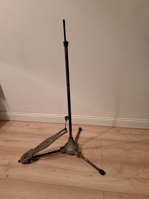 Statyw hi-hat hihat do perkusji TON Warszawa zabytek, unikat