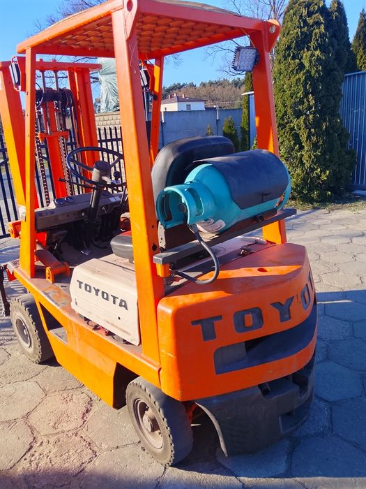 Wózek widłowy Toyota gas sprowadzony z Niemiec