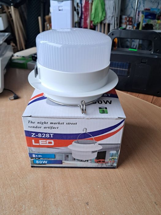 Лампа на 3 акумуляторах, 80 вт.