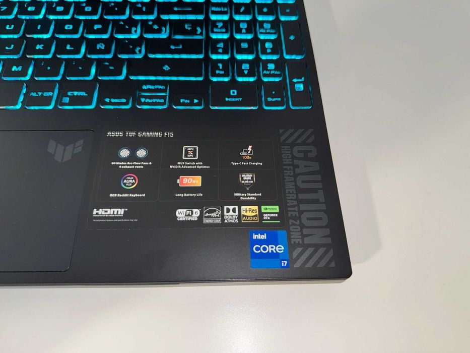ASUS TUF Gaming F15 i7-12700H | RTX 4050 6GB | 16GB RAM | SSD 1TB