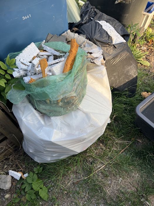 Oddam l posciel poszewki restki styropianu
