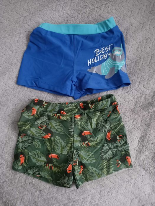 Kąpielówki chłopięce 98/104 2 sztuki