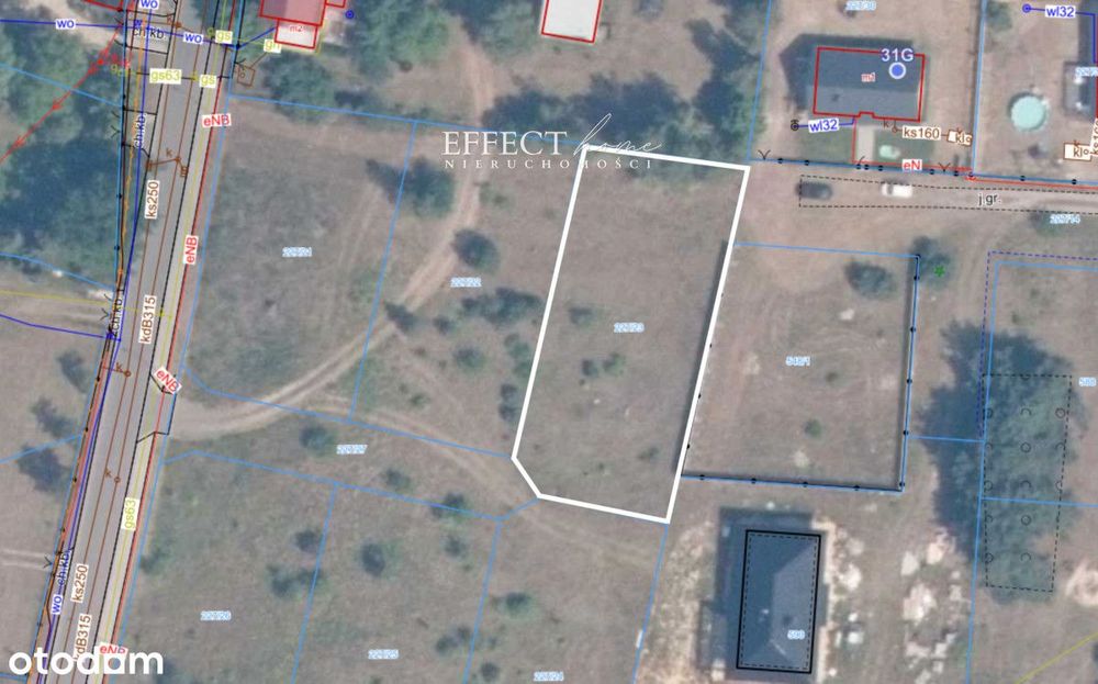 Działka 956 m² z gotowym planem pod budowę domu - Widok 4
