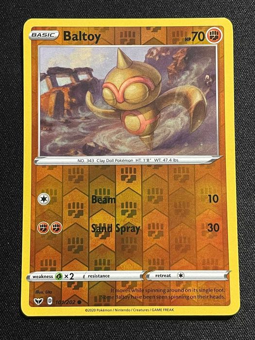Pokémon Card Baltoy 101/202 Sword & Shield