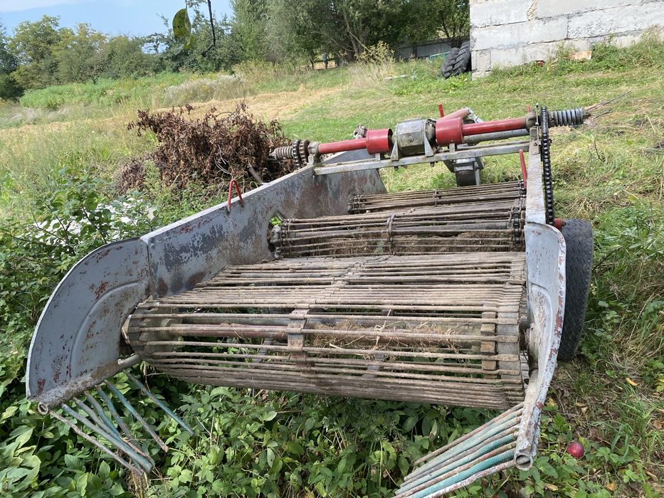 Картоплекопач на два рядки