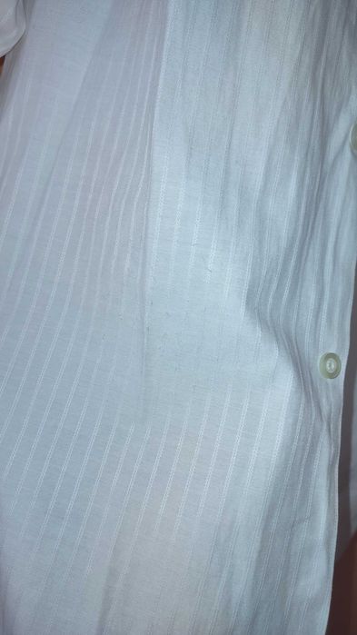 Męska klasyczna kremowa koszula w paseczki 37-38 M/L Witex Vintage