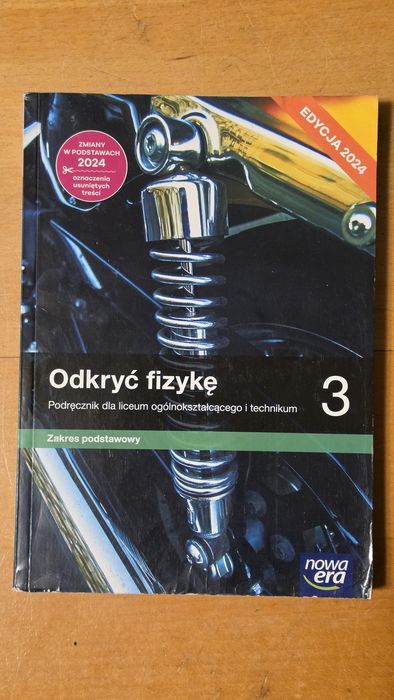 Odkryć fizykę 3, 2024 podręcznik