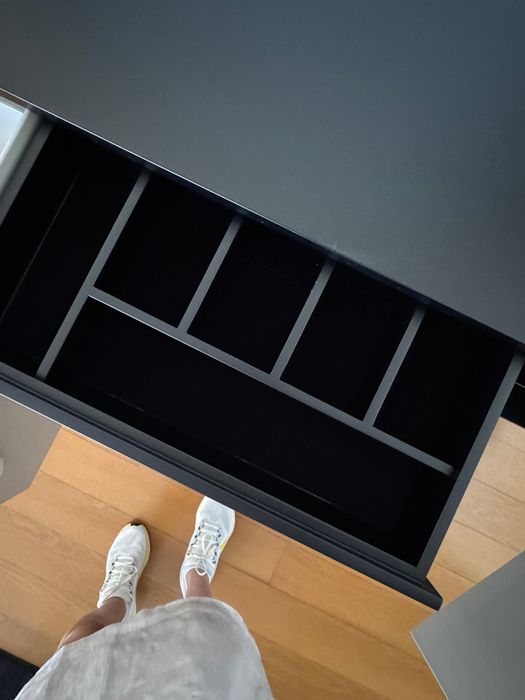 Aparador moderno lacado preto e branco, Preço reduzido!
