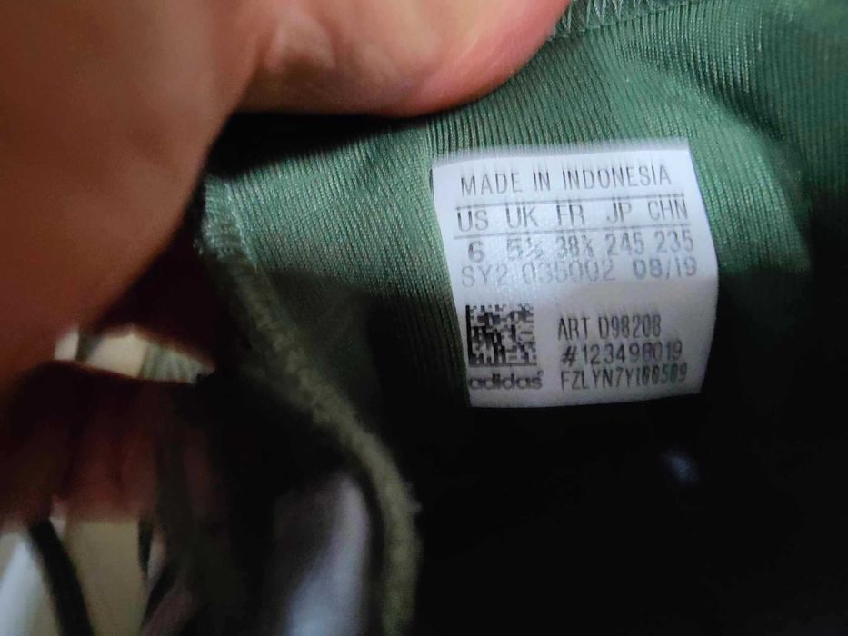 Sapatilhas Adidas tam. 38 2/3 verdes