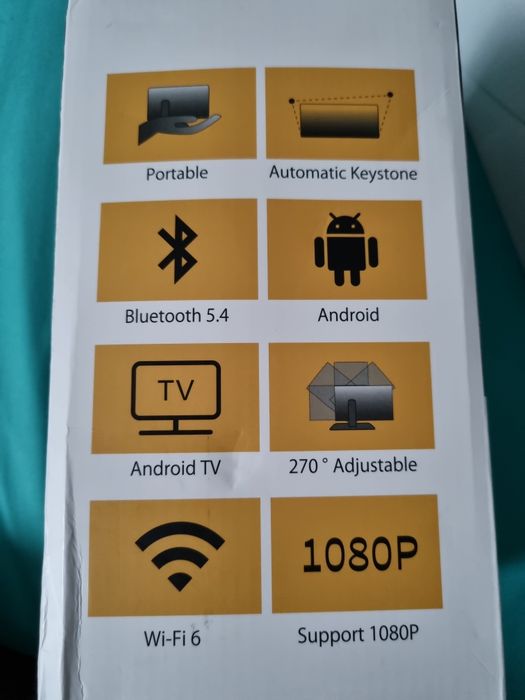 Led source projektor smart 4K WI-FI Android  TV  Bluetooth  5.4