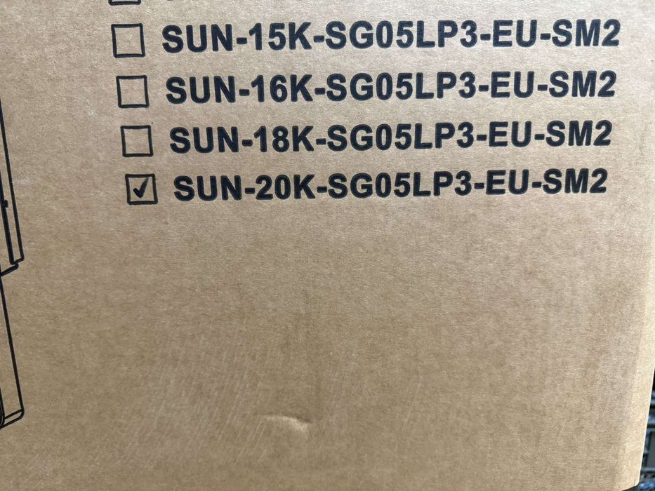Гібридний інвертор SUN-20K-SG05LP3-EU-SM2 Deye WiFi 20 кВт 3 фази