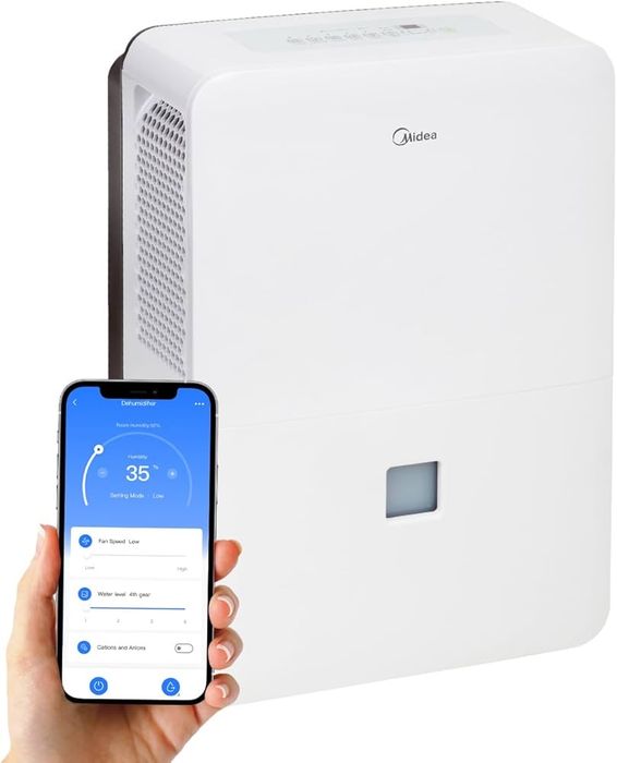 Midea przemysłowy osuszacz powietrza mddp 50den7 do 300m