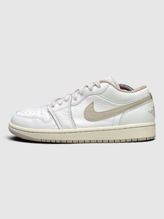 Buty Sportowe Nike Air Jordan 1 Low Kremowy Biały Rozmiar 38.5
