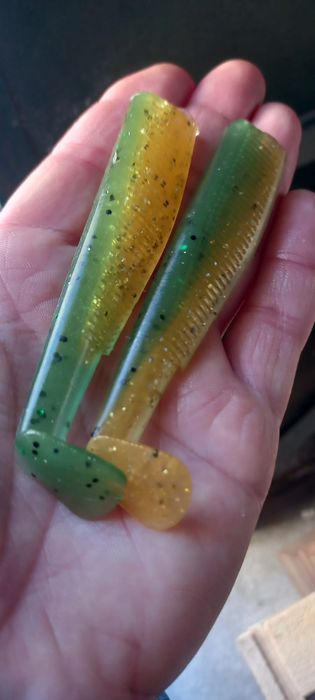 Amostras pesca vinil