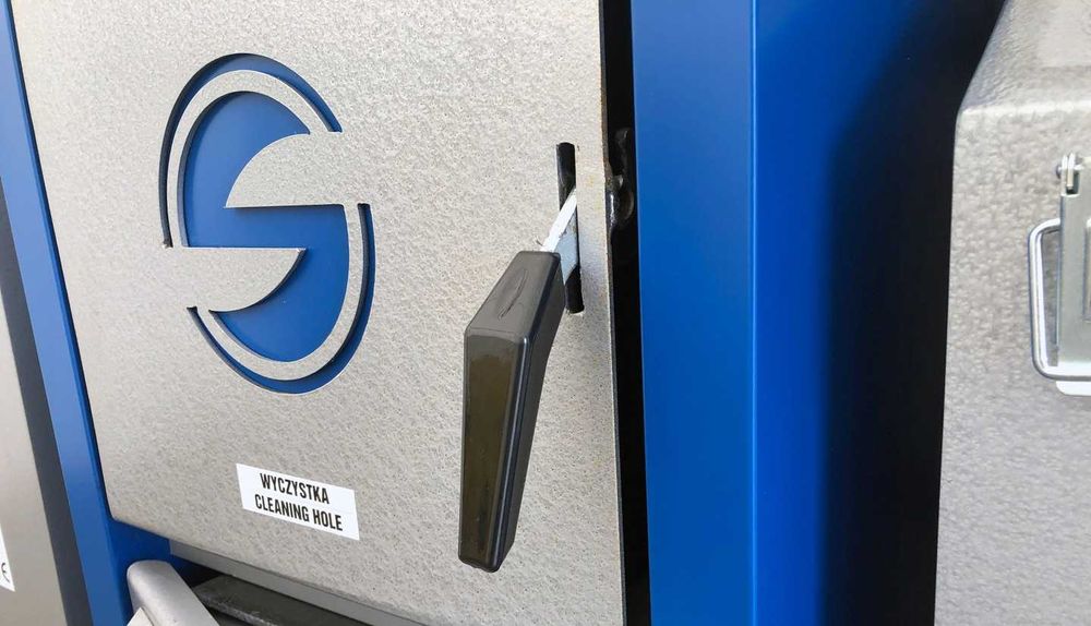 OKAZJA | RĄCZKA rękojeść KLAMKA Uchwyt DO DRZWICZEK kotła pieca czarny