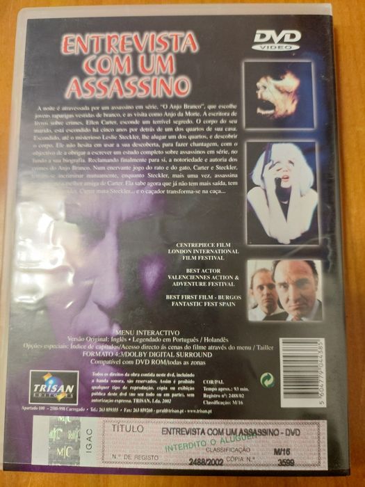 Dvd - Entrevista com um assassino
