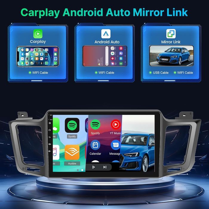 Автомагнітола на Android 13 для Toyota RAV4 2013-2019