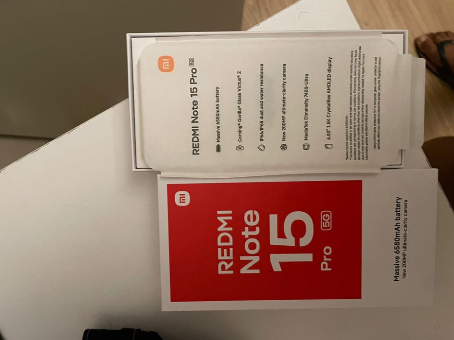 Redmi 15 pro 5G novo
