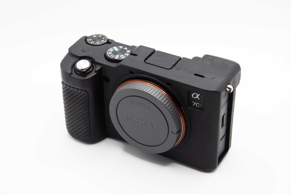 SONY Alpha A7C, etui, szkło ochronne