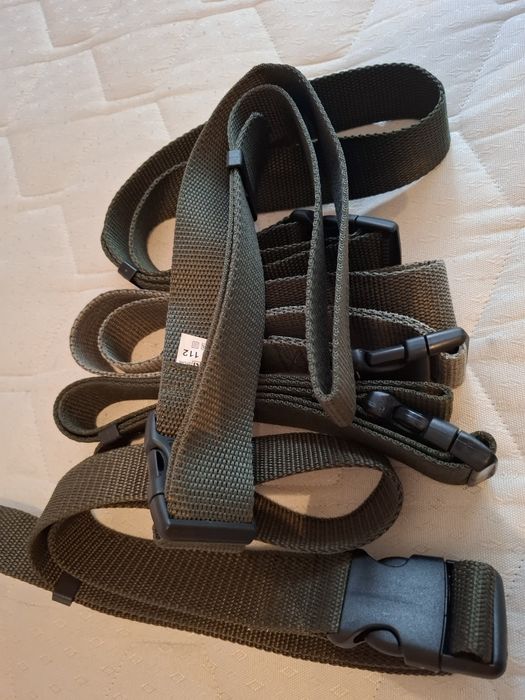 Paski wojskowe khaki do munduru polowego roz. 96-112 nowe.