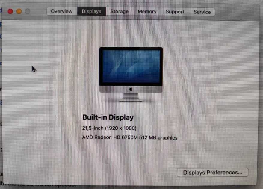 iMac 21,5 polegadas (2011) - i5 2,5GHz - 8GB DDR3 - SSD 500GB