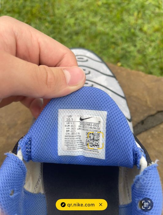 Кросівки Nike Air Max Plus TN SE Grey 44,5 розмір, оригінал