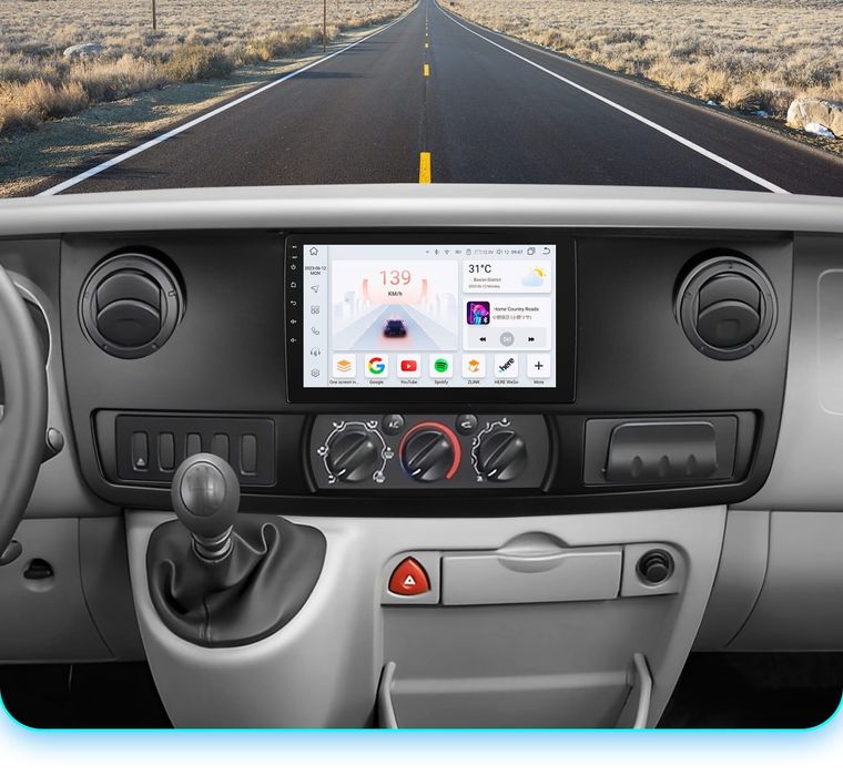 Radio nawigacja Renault MASTER MASCOTT Opel MOVANO Android GPS