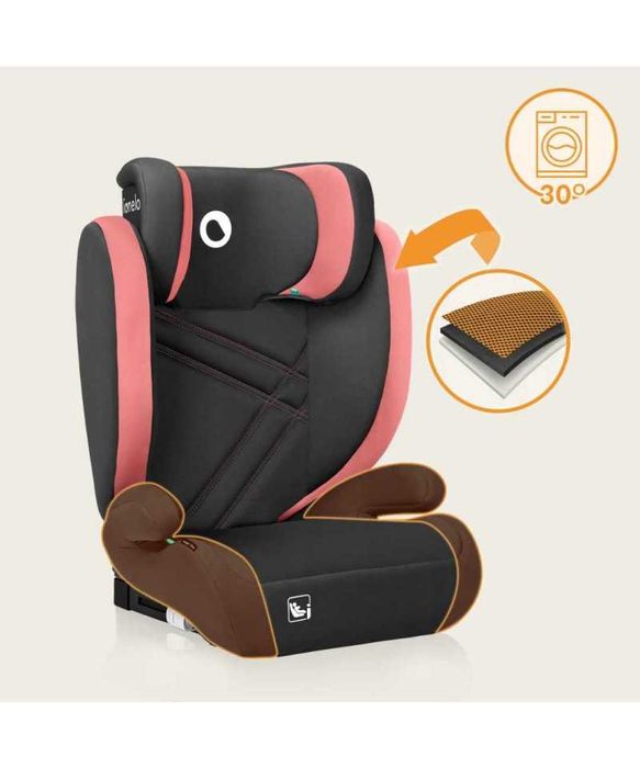 Fotelik Samochodowy Lionelo HUGO I-SIZE  ISOFIX 15-36kg.