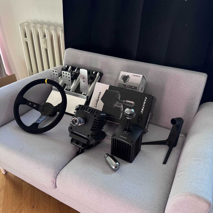 Sprzedam zestaw Fanatec CSL DD Boost Kit 8Nm + shifter + pedały