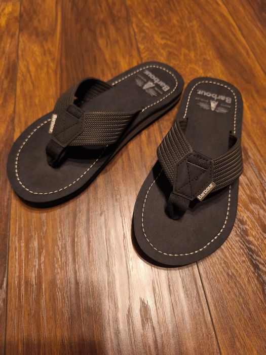 Japonki męskie Barbour 41 czarne nowe