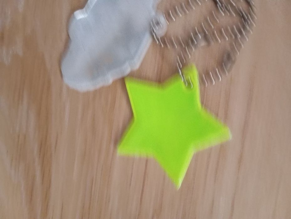 2 dwie odblaskowe zawieszki