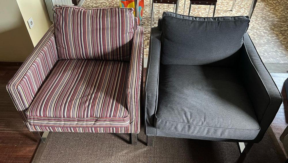 2 x Sofá individual