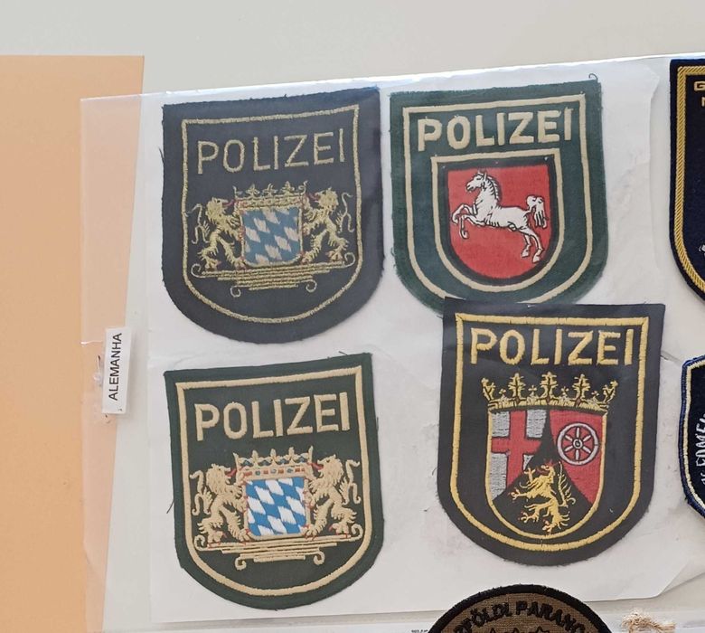 Colecção patches de polícia