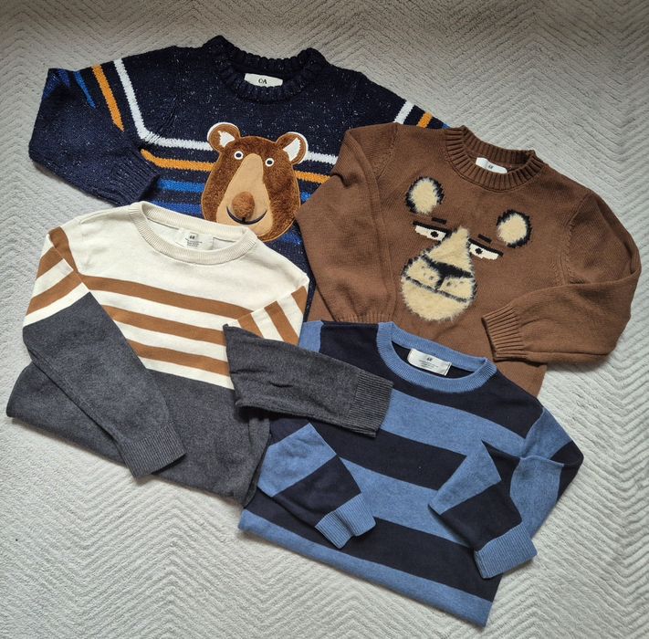 Zestaw ubrań dla chlopca 110 H&M