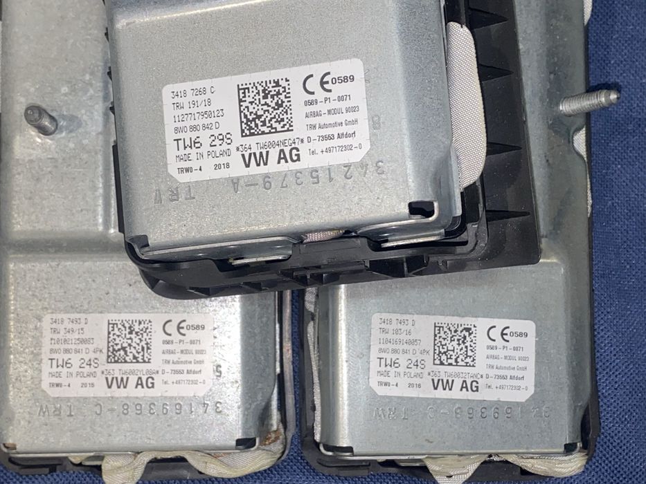 Подушка безпеки колін коліна airbag audi a4 a5 s4 s5 b9 8w f5 usa