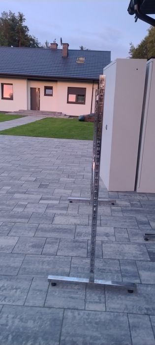 Wieszak ubraniowy Regał stal Chromowana Okazja Transport