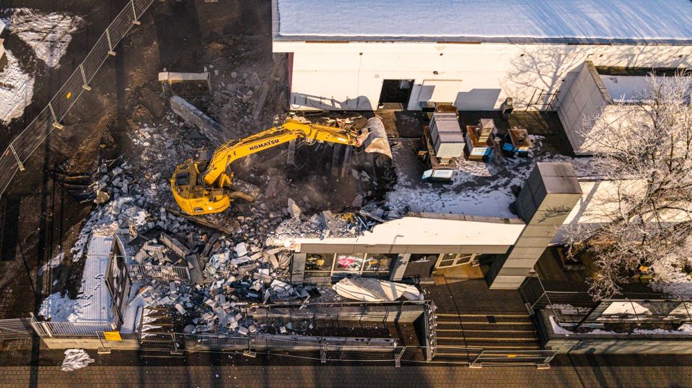 Rozbiórki Wyburzenia Frezowanie Wywóz Gruzu w Kontenerach 20 ton