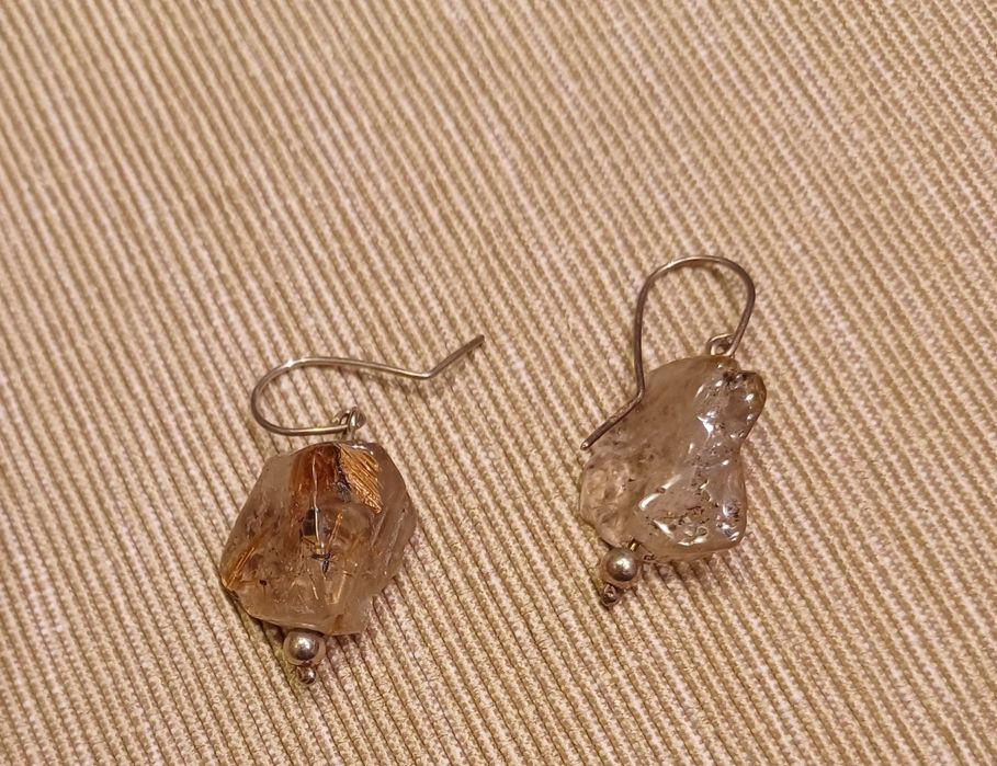 Kolczyki wiszące rękodzieło