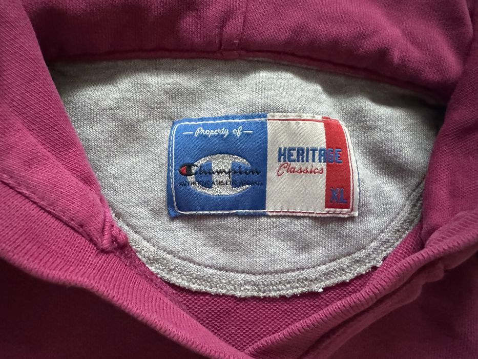 Bluza Champion z kapturem damska ciemny róż roz.Xl